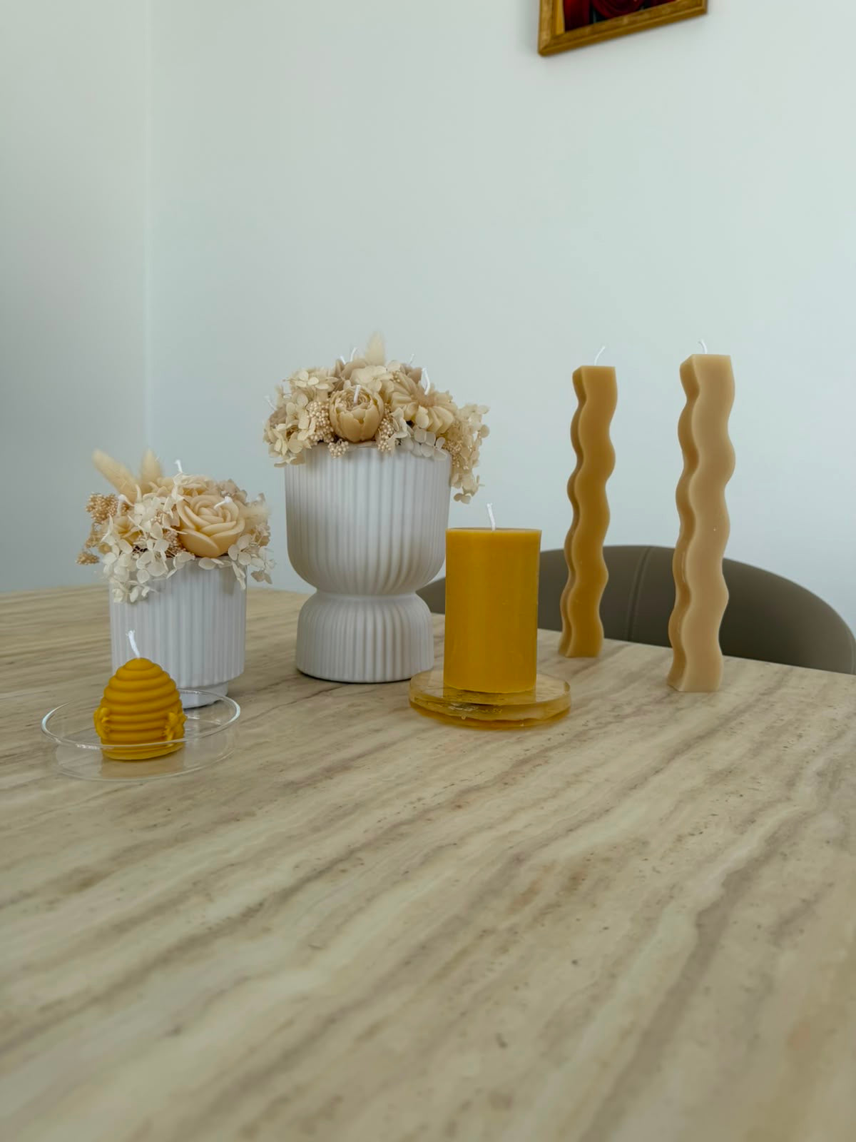 Beeswax Pillar Candle