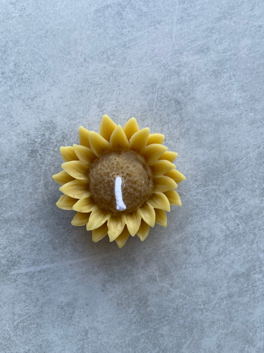 Beeswax Sunflower Candle