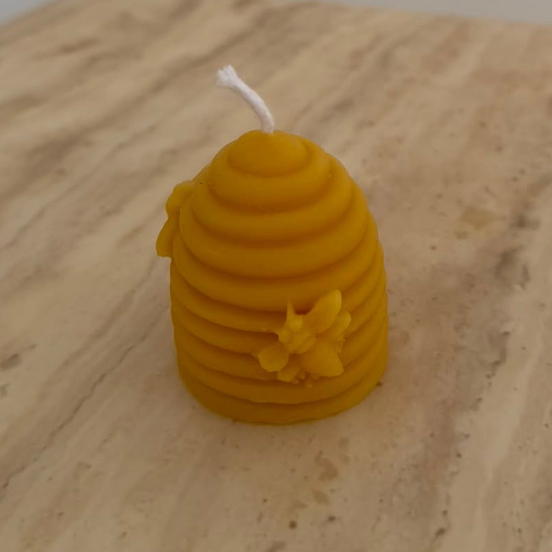 Beeswax Beehive Candle Set