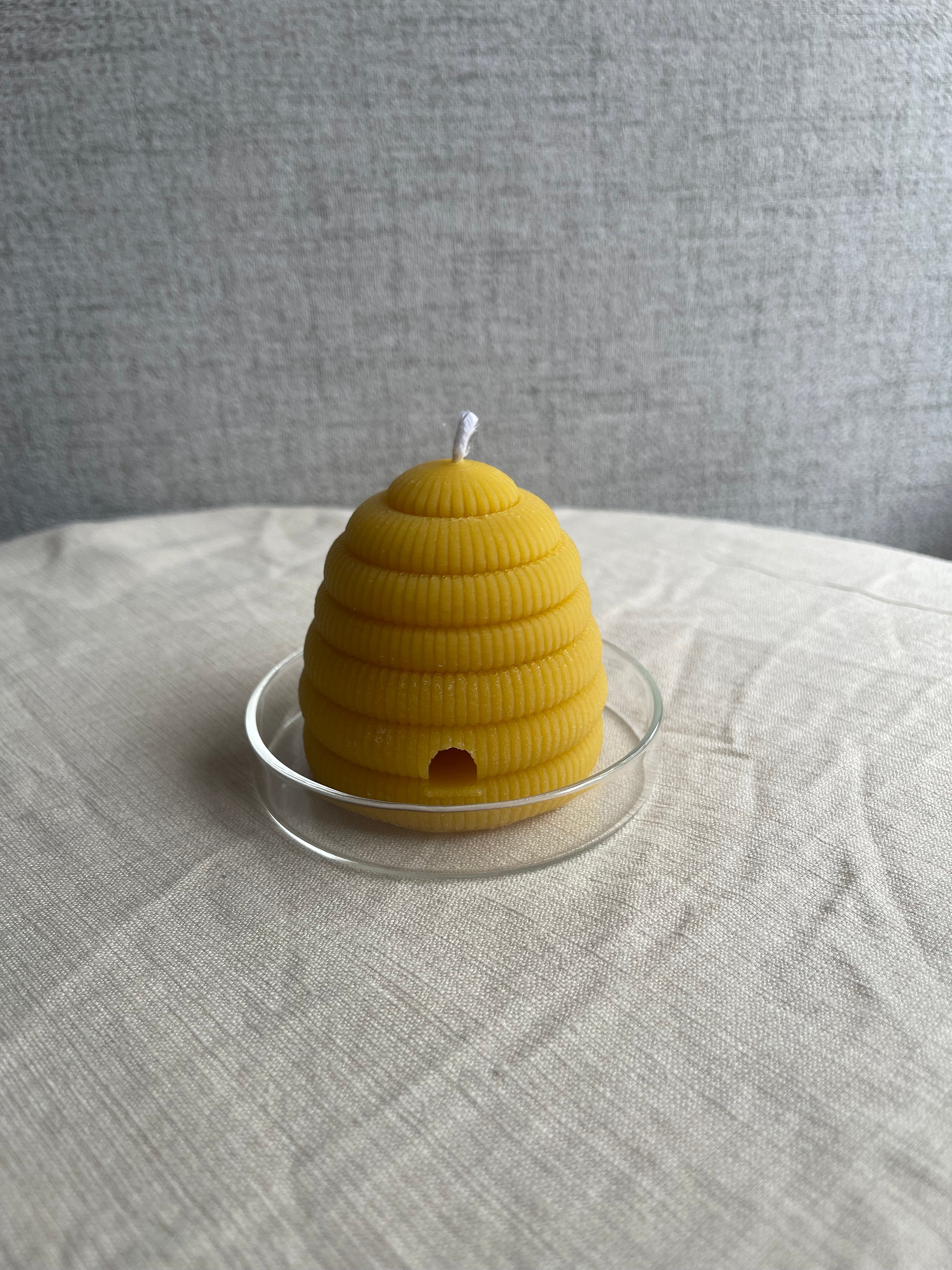 Large Beehive Candle