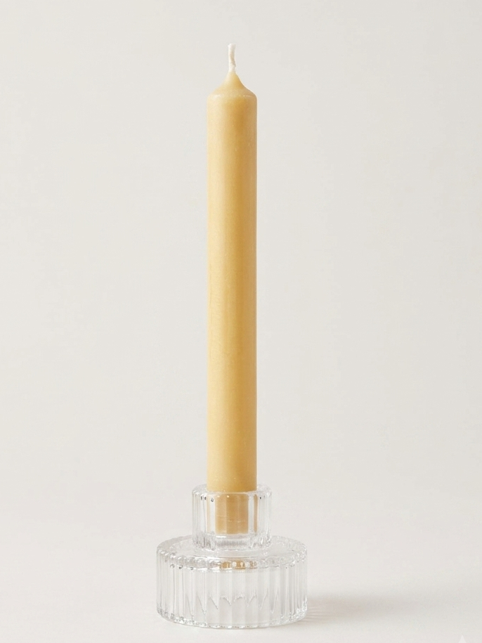 Pure Beeswax Taper Candle