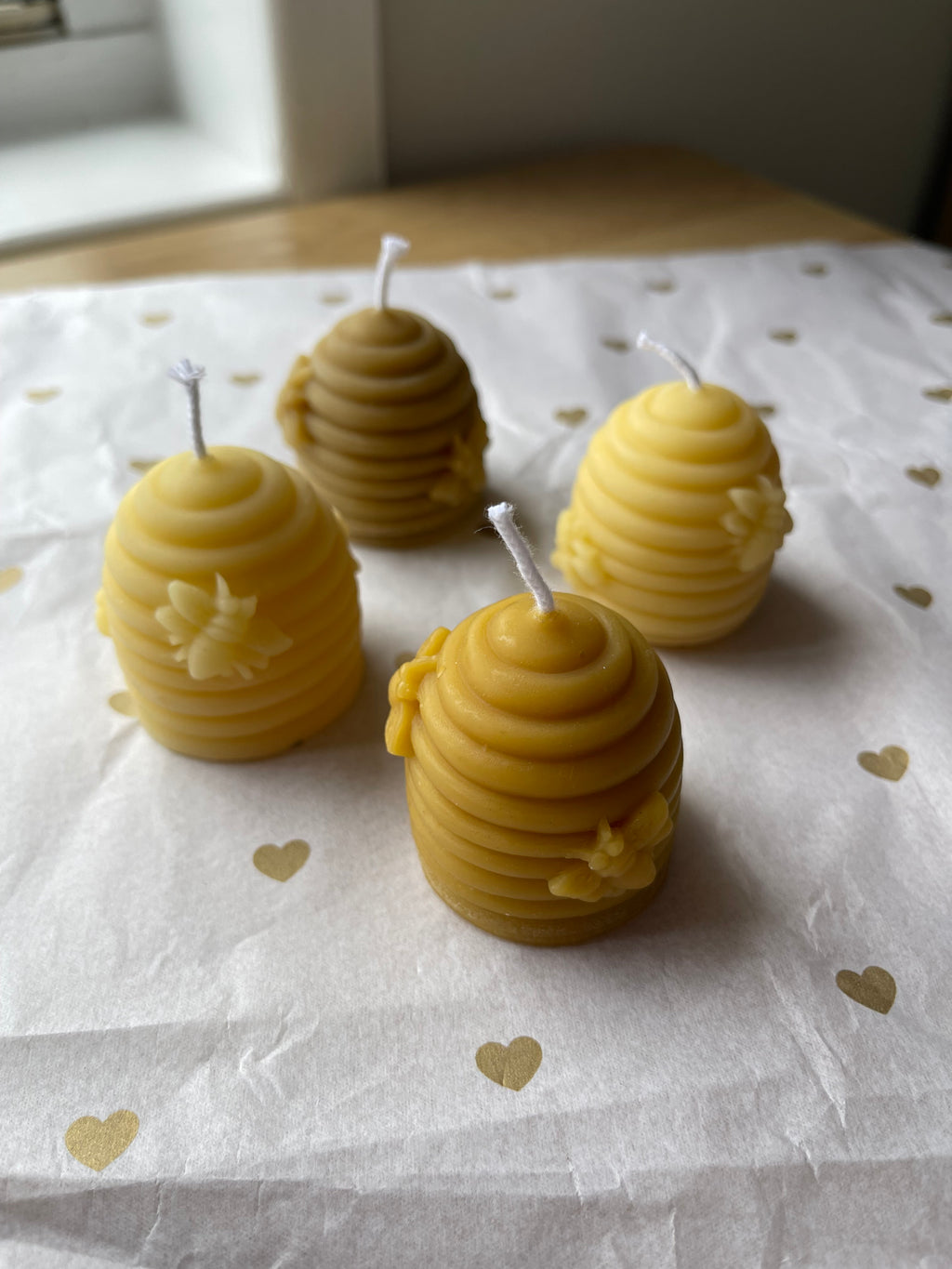 Beeswax Beehive Candle Set
