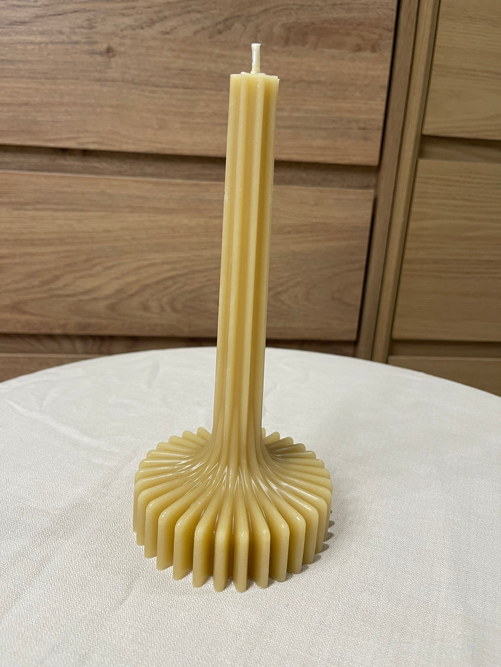 Fluted Spire Sculptural Candle