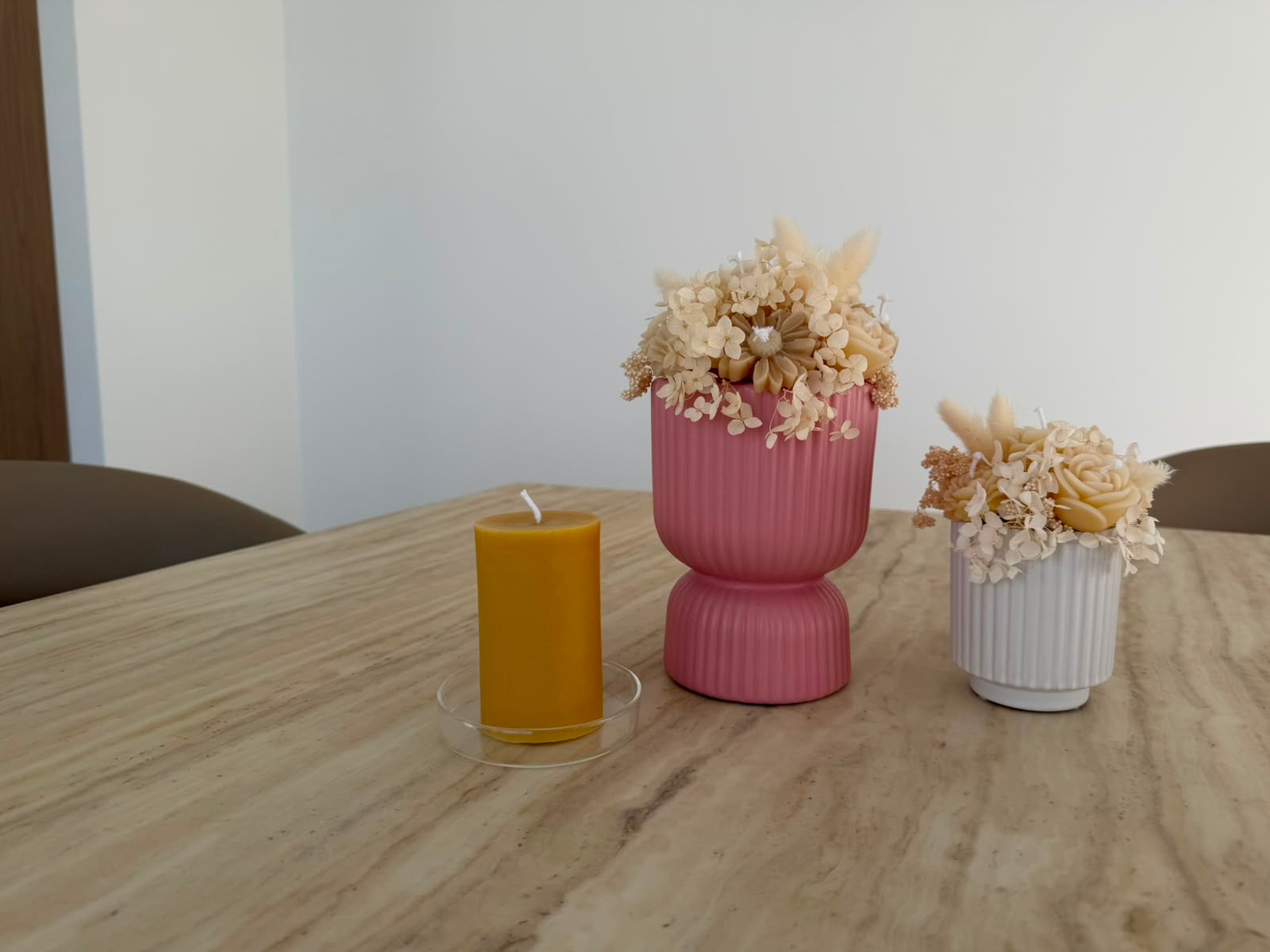 Beeswax Pillar Candle