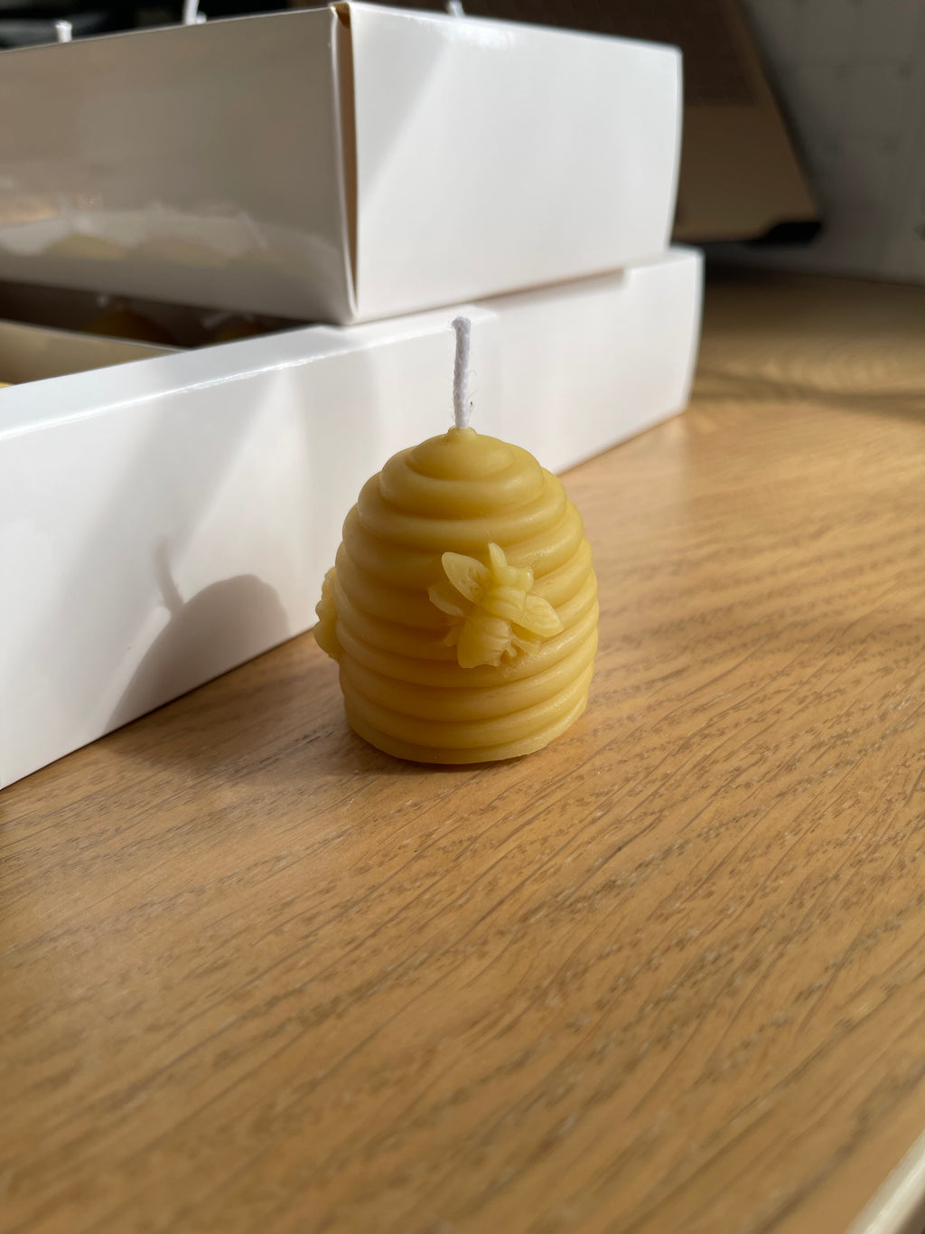 Beeswax Beehive Candle Set