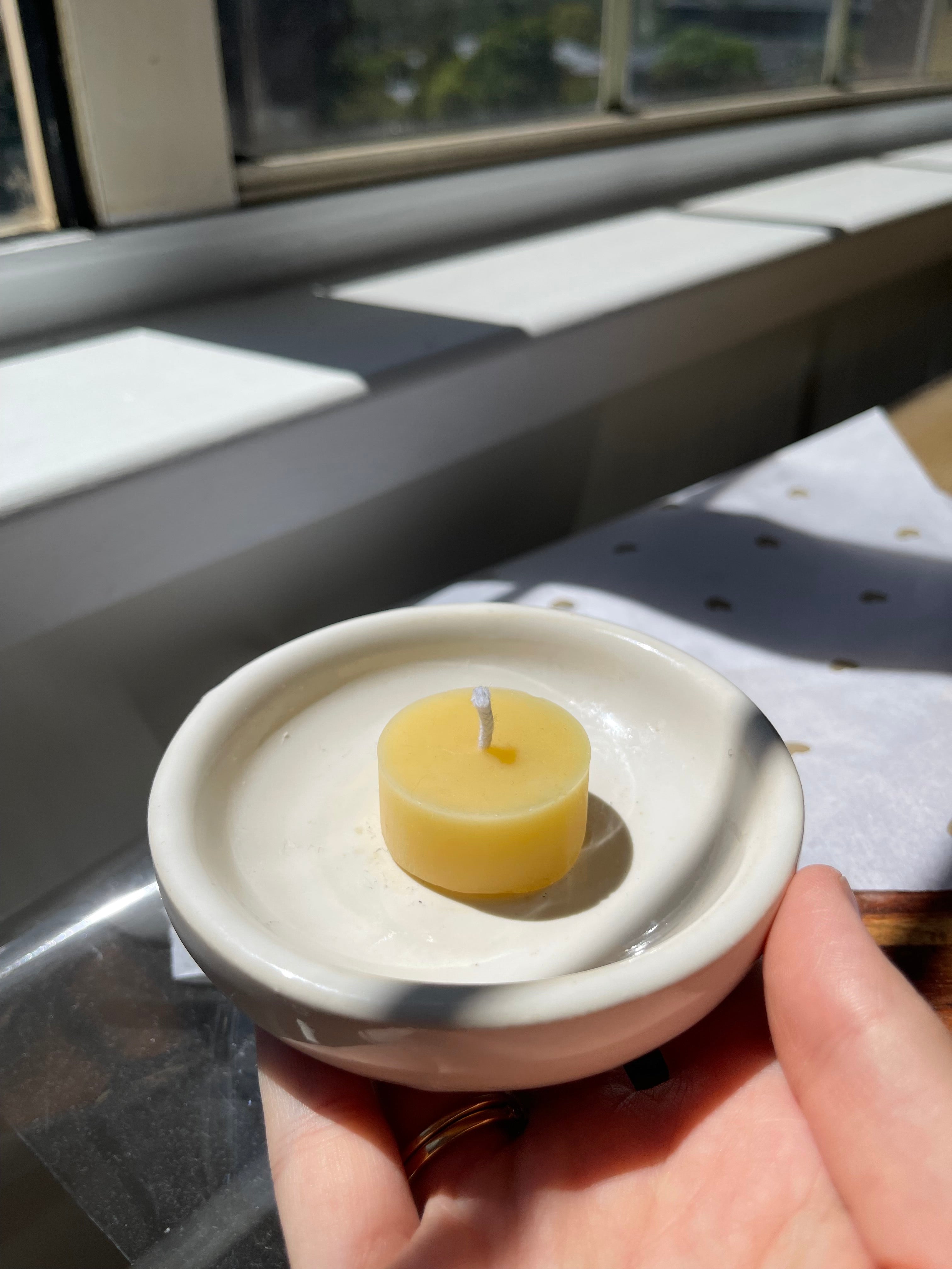 Handmade Australian Beeswax Tealight Candles - 8 Pack, 16 Pack, 24 Pack