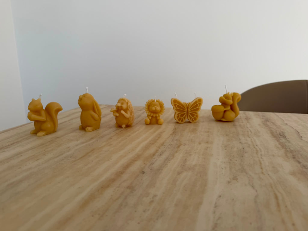 Baby Animal Pure Beeswax Candles