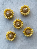 Beeswax Sunflower Candle