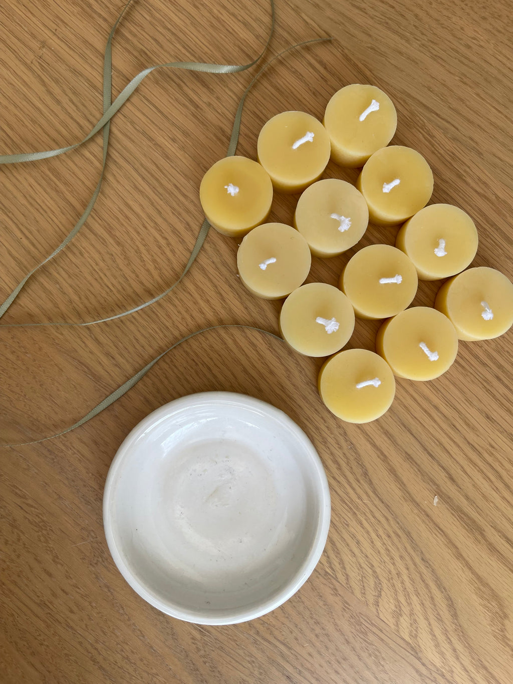 Handmade Australian Beeswax Tealight Candles - 8 Pack, 16 Pack, 24 Pack