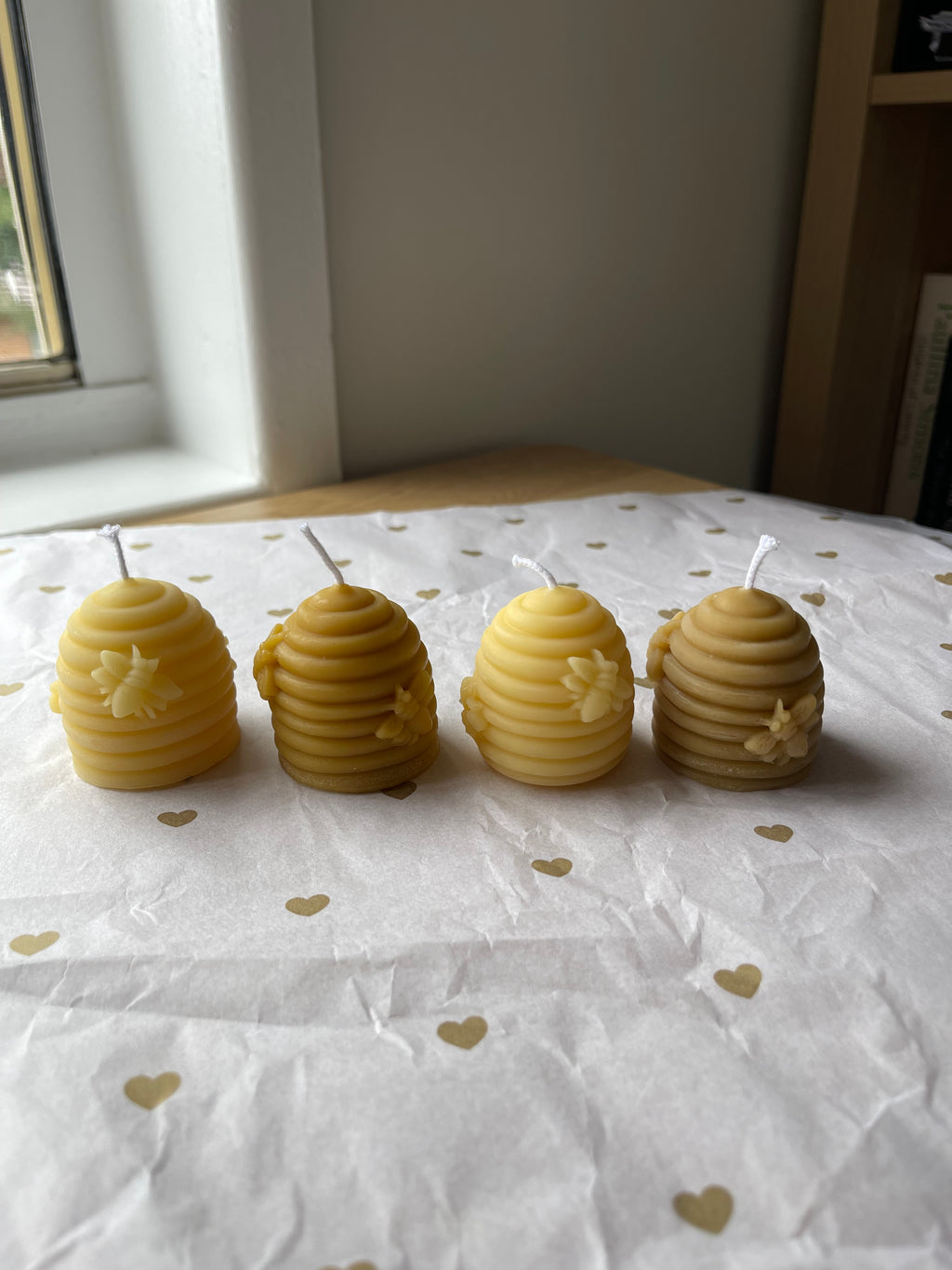 Beeswax Beehive Candle Set