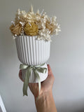 Handmade Beeswax Flower Candle Bouquet: Natural Home Décor Gift