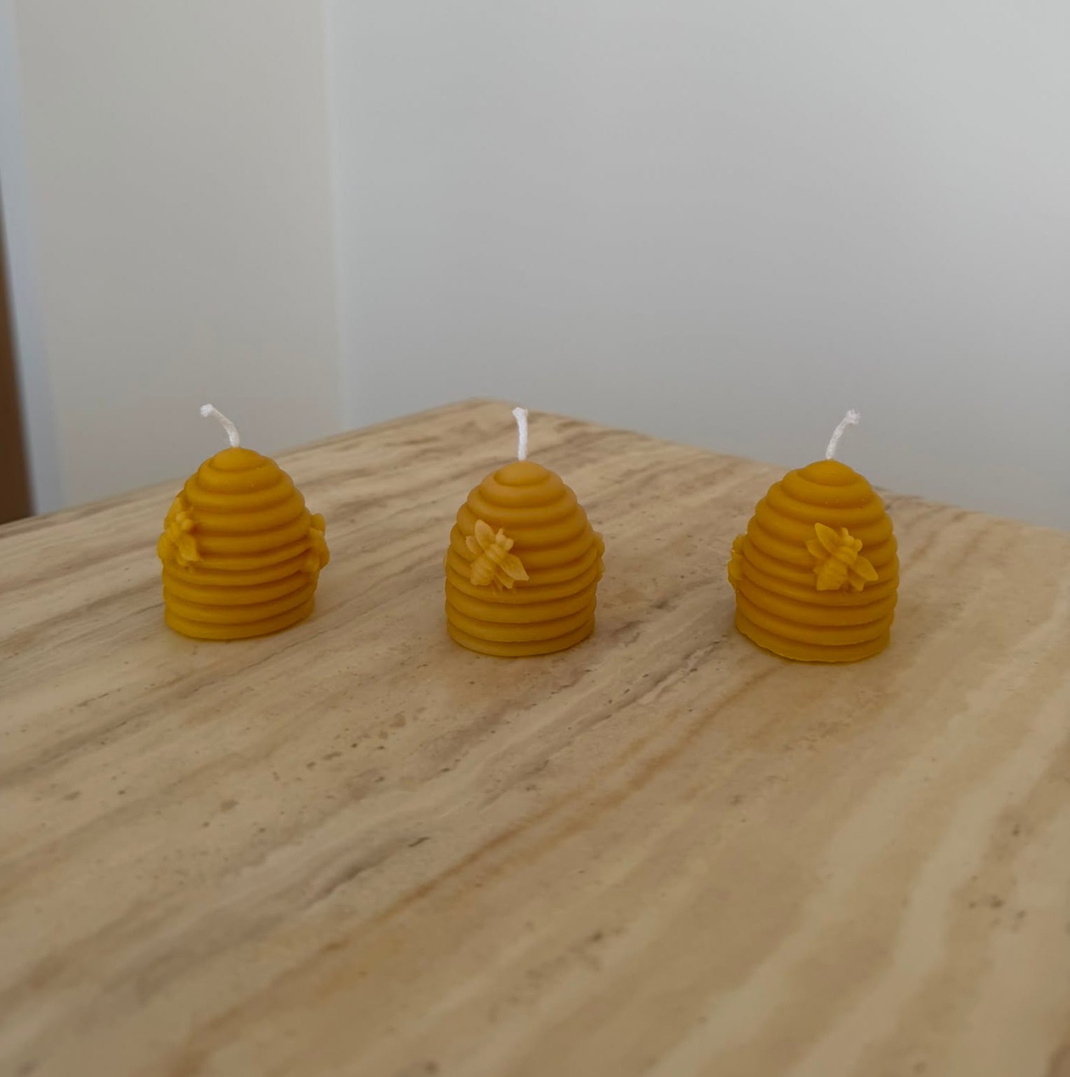 Beeswax Beehive Candle Set