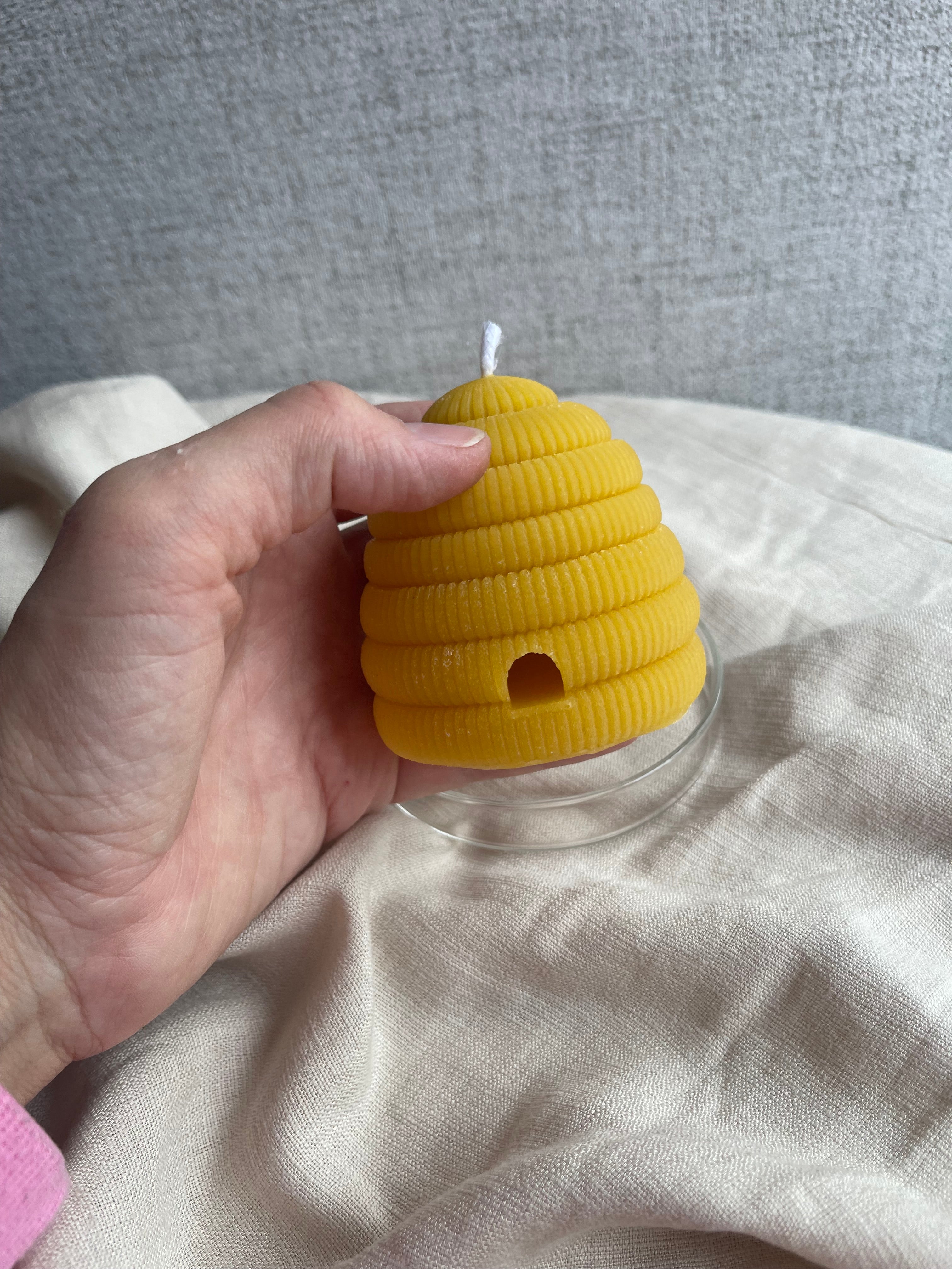 Large Beehive Candle