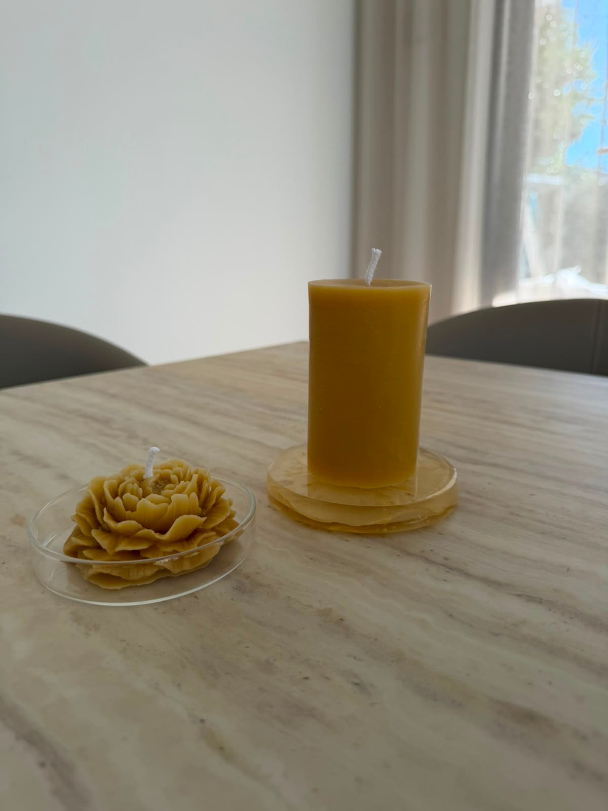 Beeswax Pillar Candle