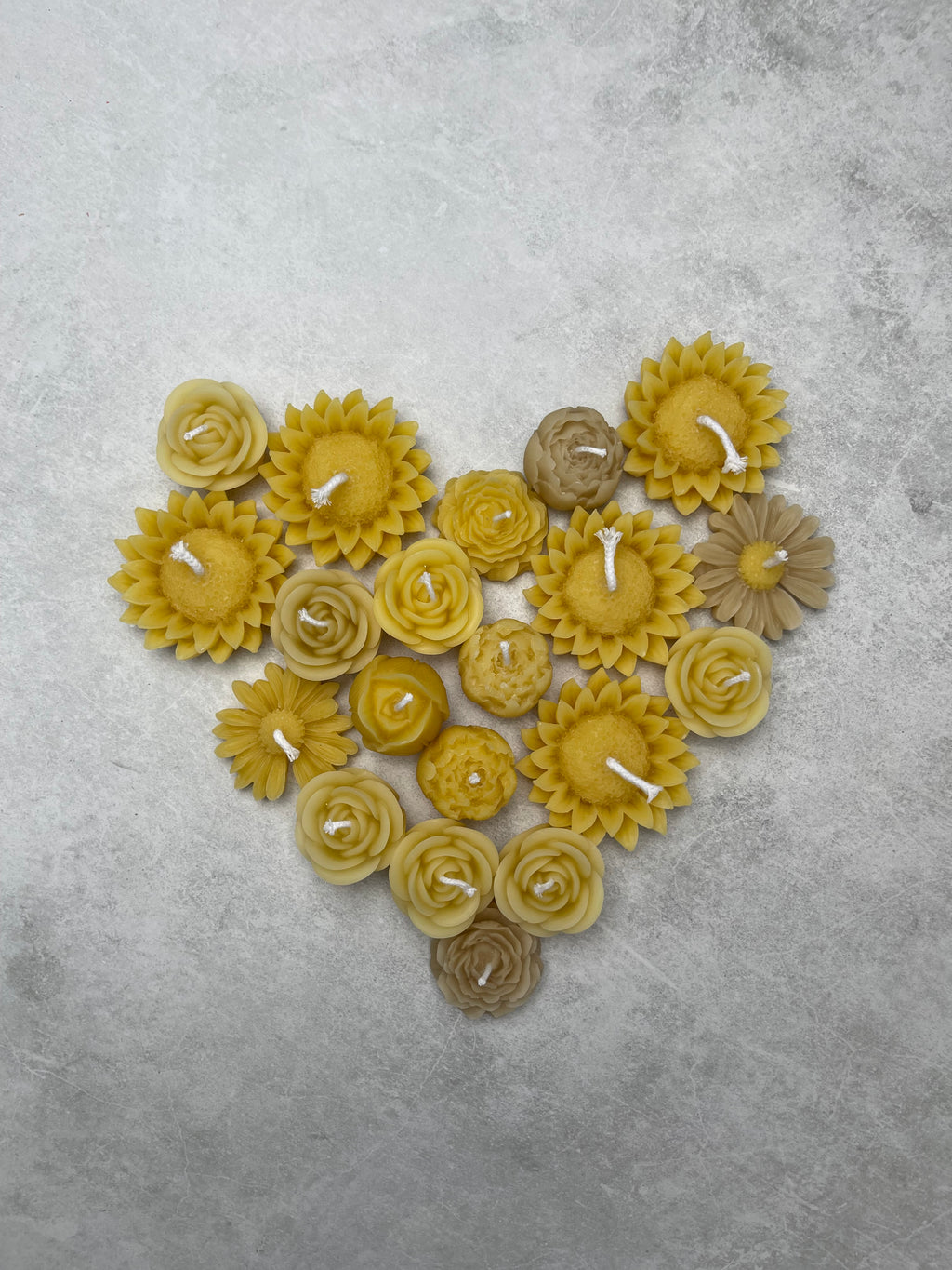 Beeswax Sunflower Candle