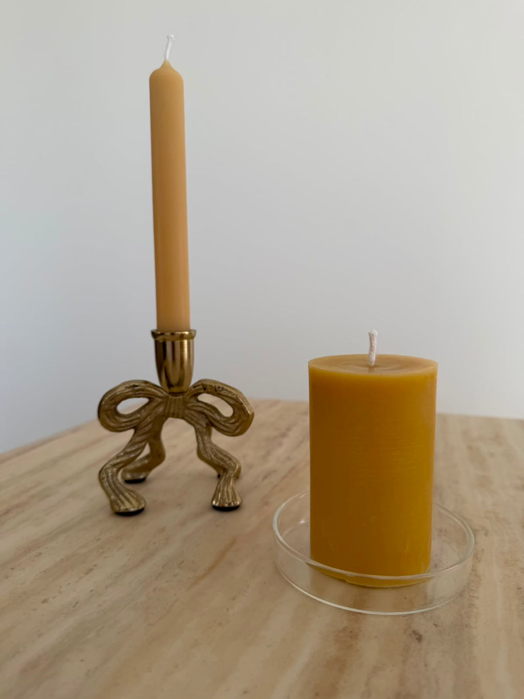 Pure Beeswax Taper Candle