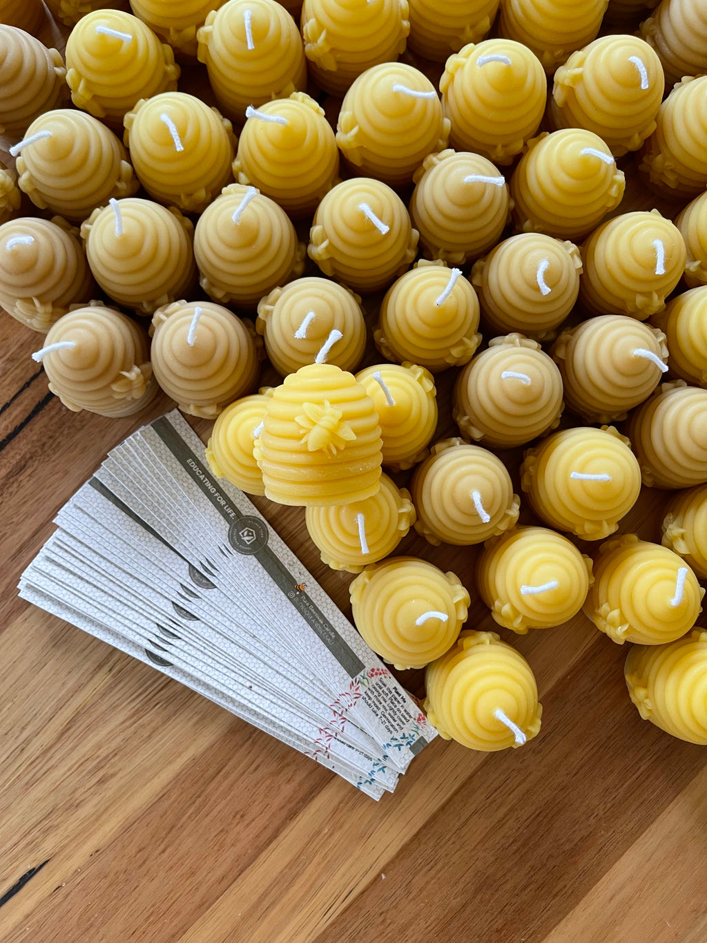 Beeswax Beehive Candle Set